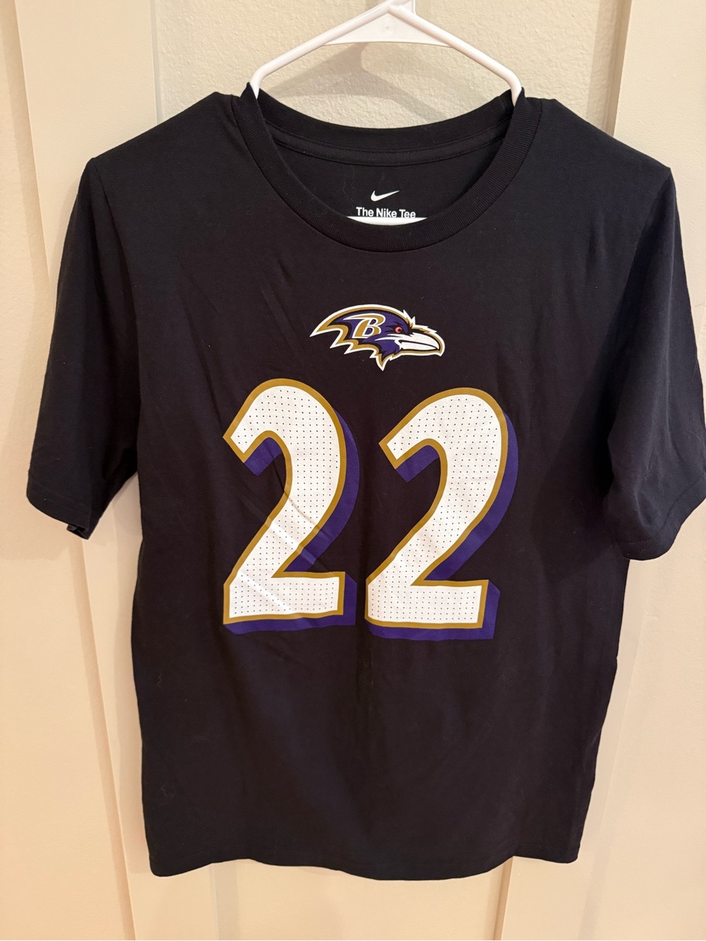 Nike Black Kids Baltimore Ravens Derrick Henry Tee Youth Large